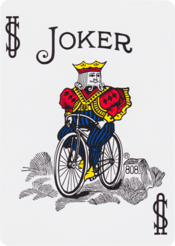 Bicycle King Of The Trump Playing Cards - Red & Blue Rider Back Poker Size 808 (Japan Import) - View #3