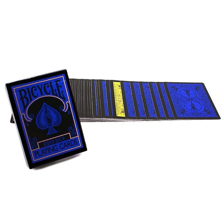 Bicycle Rider Back Reverse Cards Deck (Blue & Black) – CardsHouse