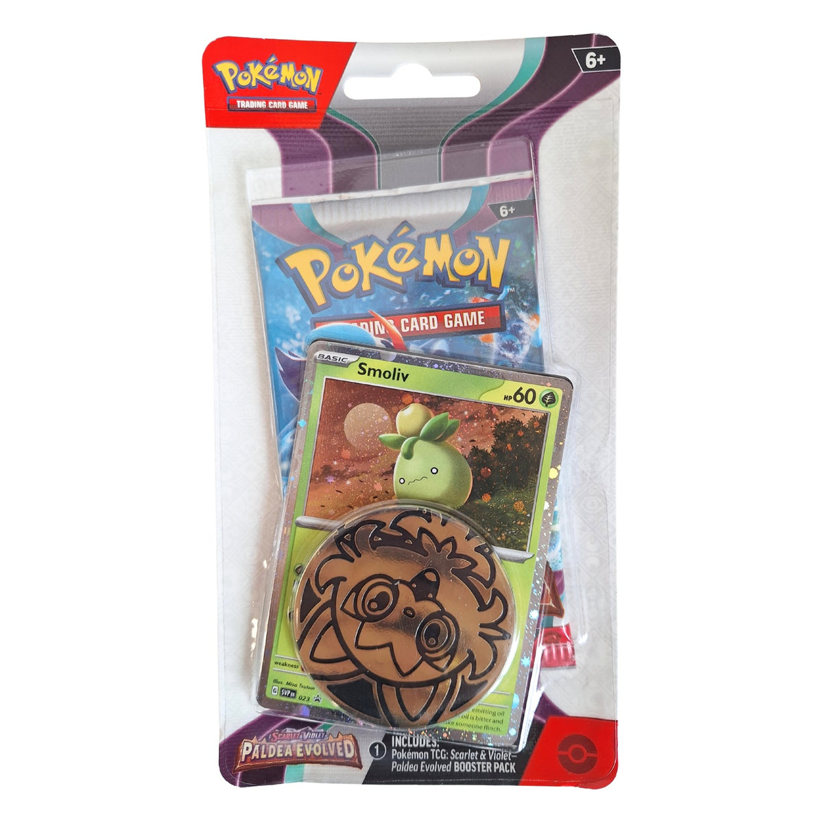 Pokémon Scarlet & Violet: Paldea Evolved Checklane Blister Smoliv (ENG)  – CardsHouse