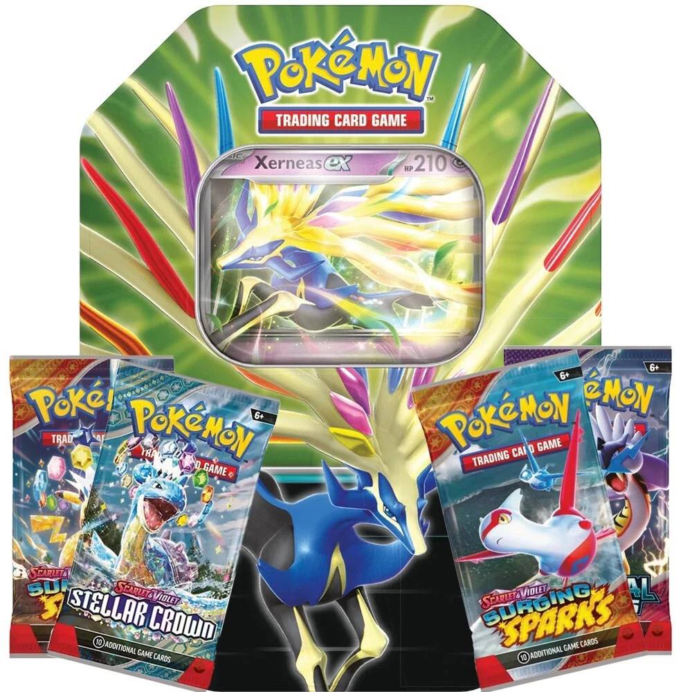 pokémon trading card game: azure legends tin xerneas ex Scarlet & Violet: Spring Tin Box – CardsHouse choose the piercing horns of Xerneas ex as a foil promo card that’s ready to add to your deck or collection binder Pokemon TCG: Azure Legends Tin