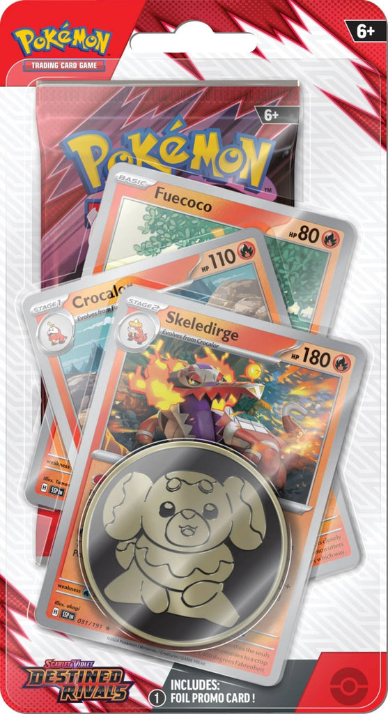 Pokémon Scarlet & Violet: Skeledirge Destined Rivals Premium Checklane Blister (1 Pack) (ENG) Pokémon