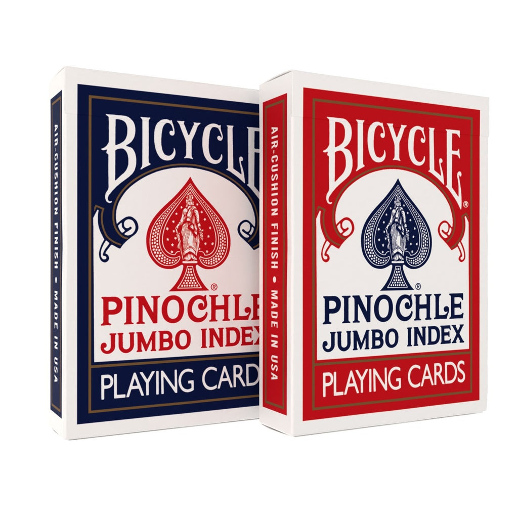 Bicycle Pinochle Jumbo cards (Red)