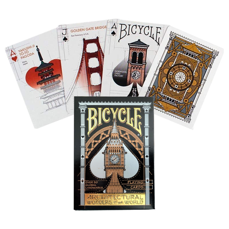 Bicycle Architectural Wonders of the World cards Bicycle