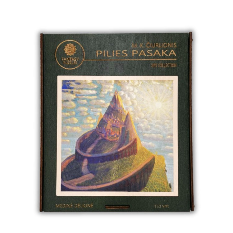 M.K. Čiurlionis the Tale of the Castle (Pilies Pasaka) Wooden Puzzle M size (150 pieces) Fantasy Puzzles Fantasy Puzzles