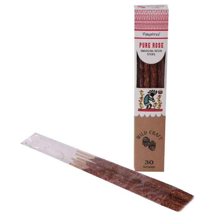 Golden Pure Rose Smudging Resin Sticks Ancient Wisdom
