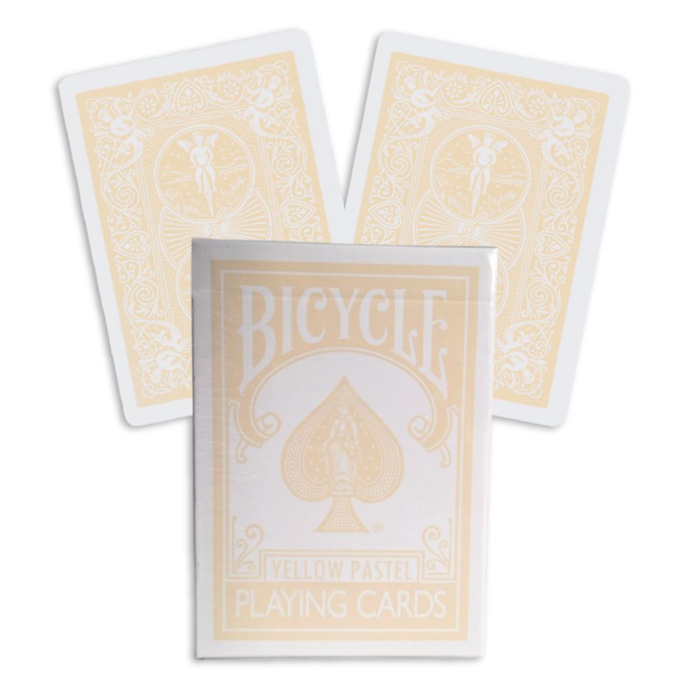 Bicycle Yellow Pastel Cards Deck Bicycle