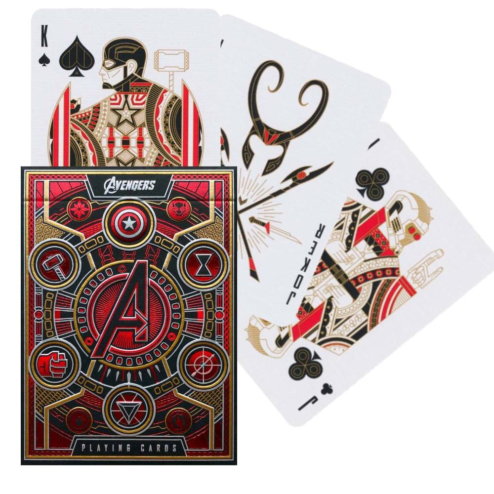 Avengers Red Edition The Infinity Saga Theory11 playing cards Theory 11
