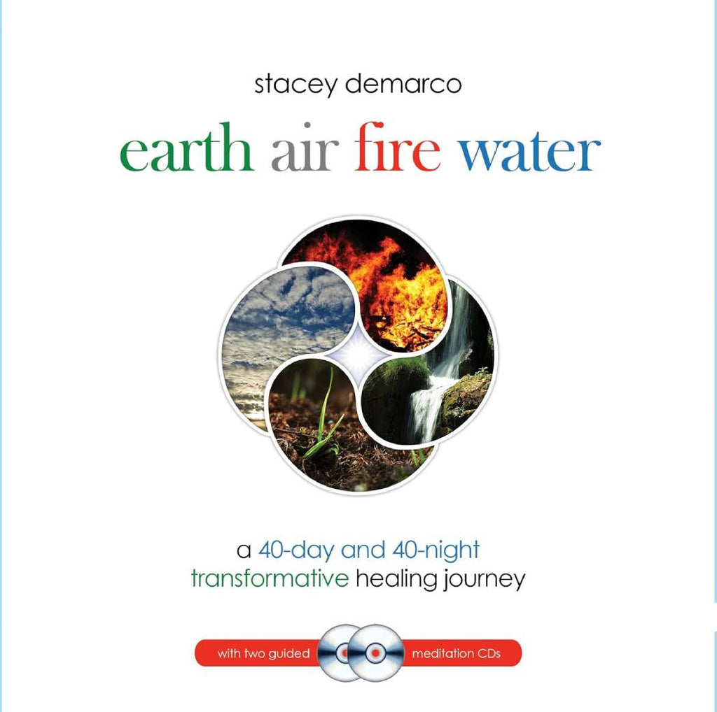 Earth Air Fire Water Book & 2 CD for meditation Blue Angel Blue Angel
