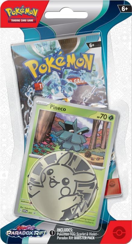 pokémon trading card game scarlet & violet paradox rift Pokémon Scarlet & Violet: Paradox Rift Checklane Blister Pineco (ENG) –  CardsHouse