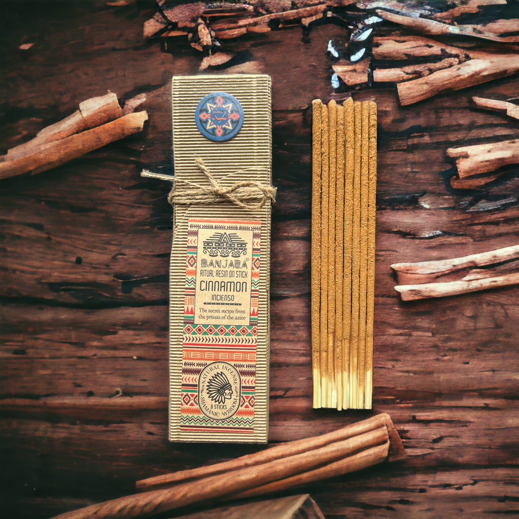 Ritual Resin on Stick Cinnamon Incense Banjara Banjara