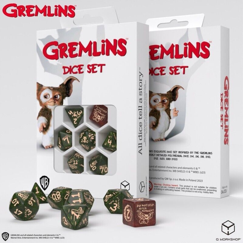Gremlins RPG Dice Set Q-workshop Q-Workshop