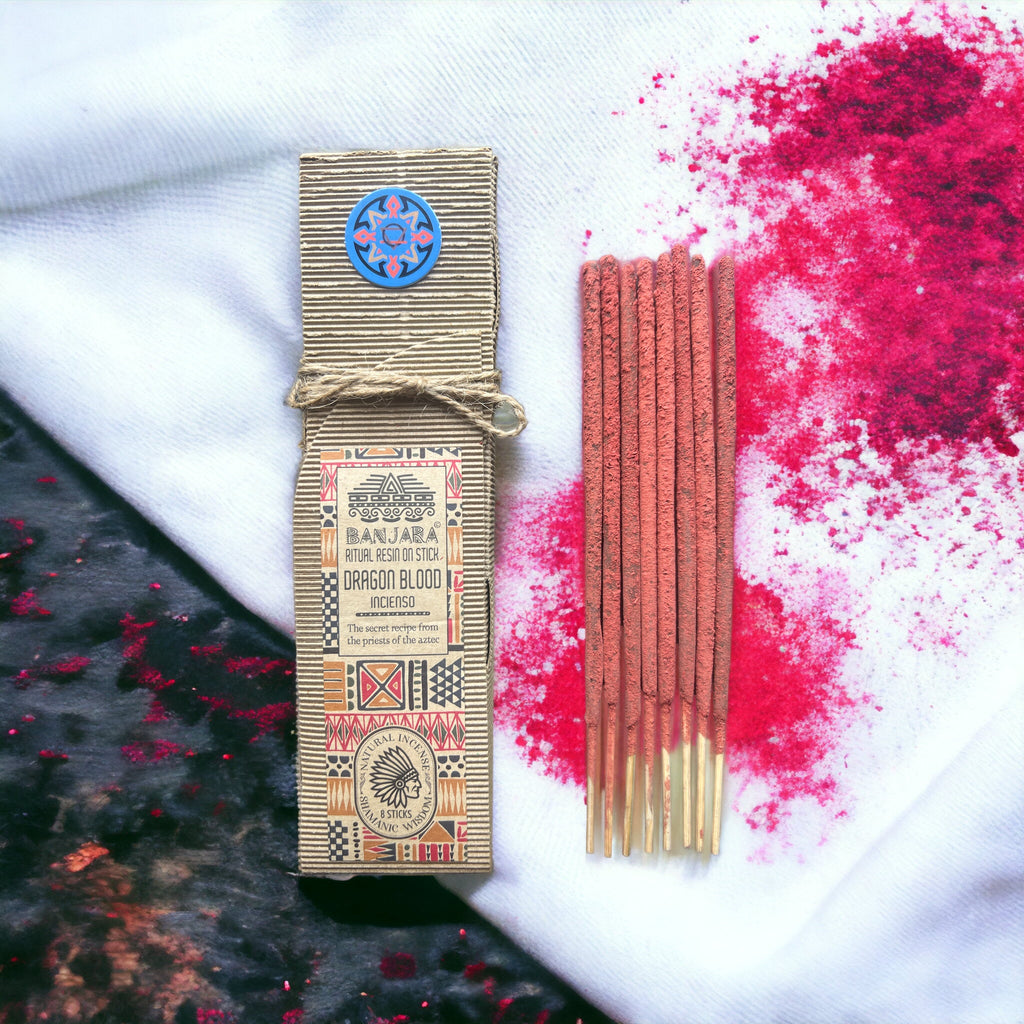 Ritual Resin on Stick Dragon Blood Incense Banjara Banjara