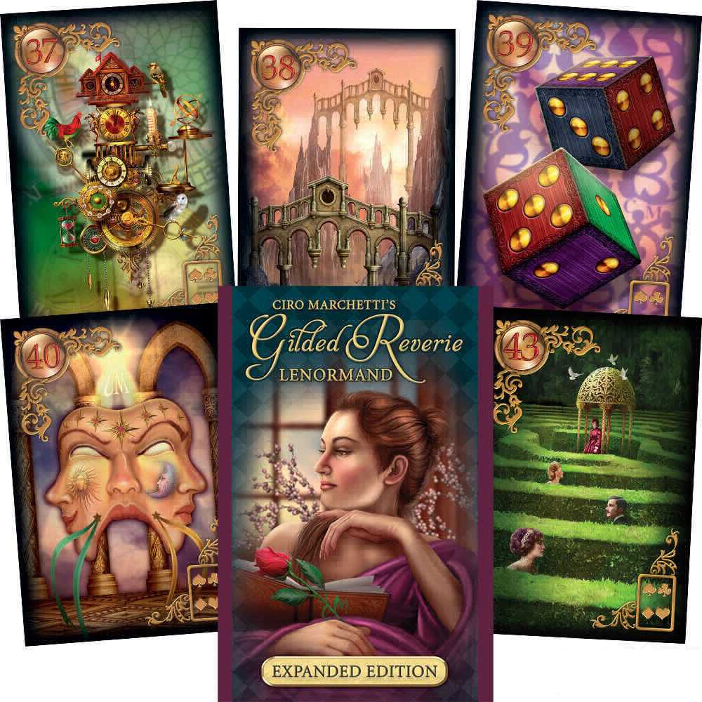 Minor Defect Gilded Reverie Lenormand cards US Games Systems US Games Systems