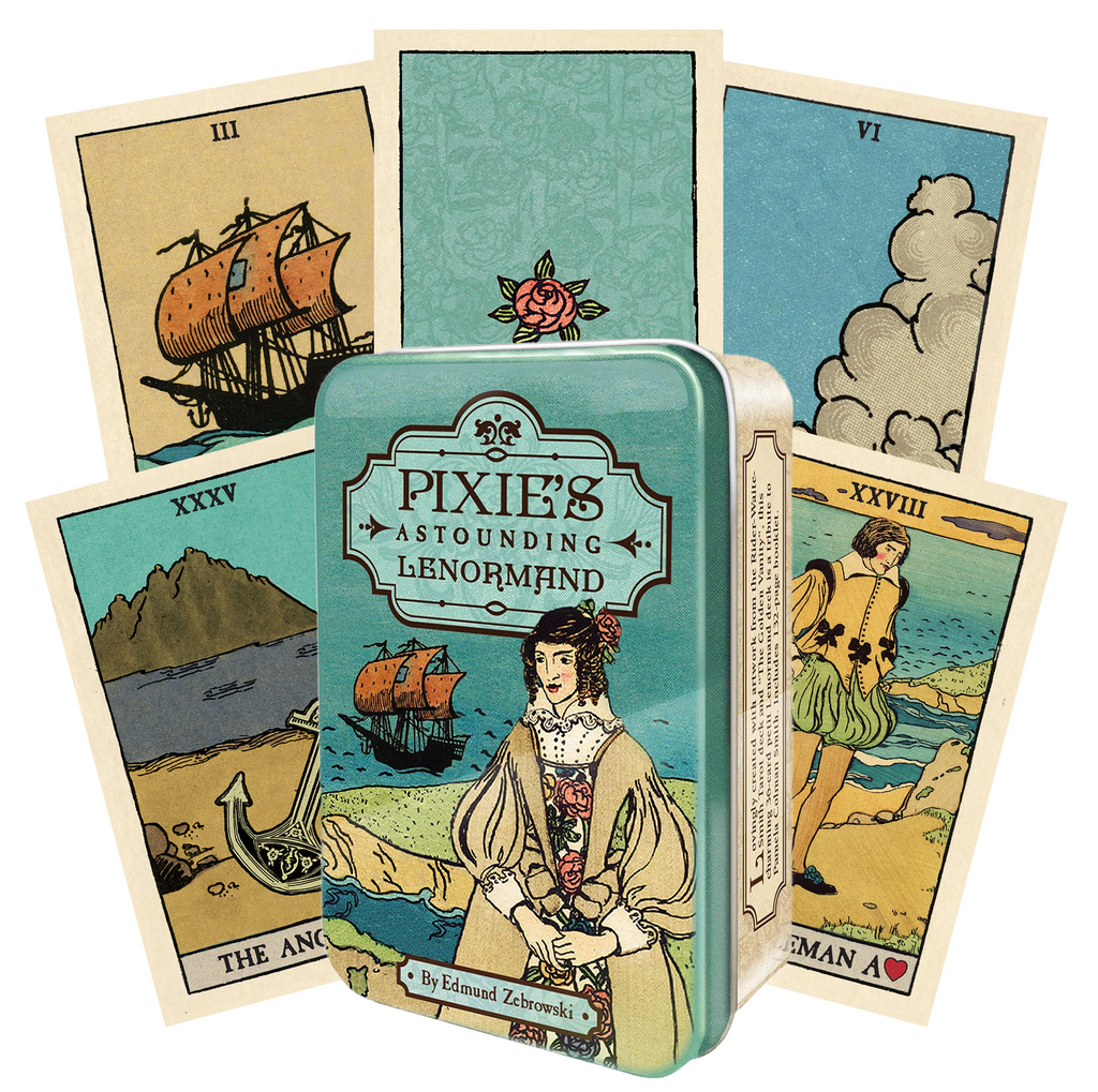 Pixie Astounding Lenormand cards in a tin US Games Systems
