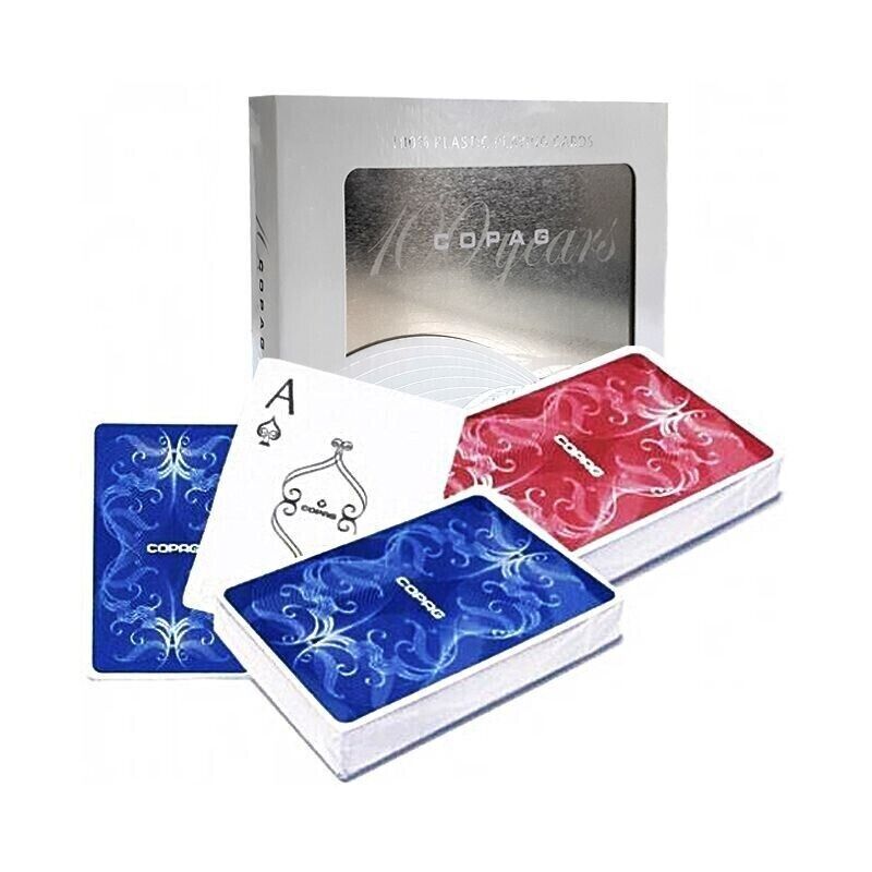 Copag Centennial 100 Years Anniversary two card decks in tin box Copag