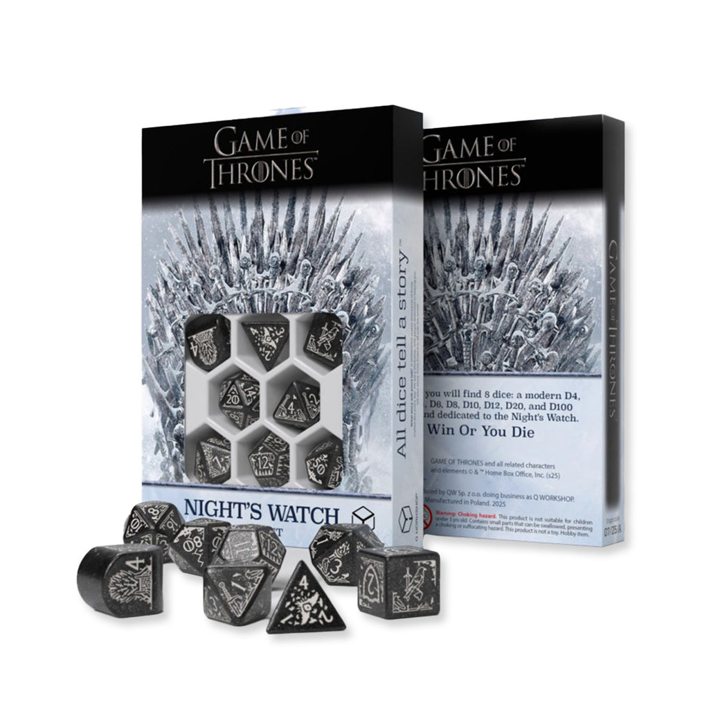 Game of Thrones. Night's Watch Dice Set Q-WORKSHOP Q-Workshop