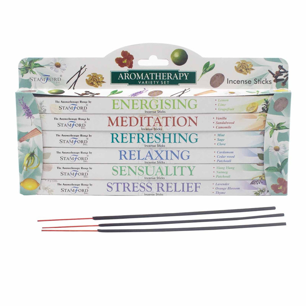 Stamford Incence Sticks Variety Set - Aromatherapy (6 scents) Stamford Inc.