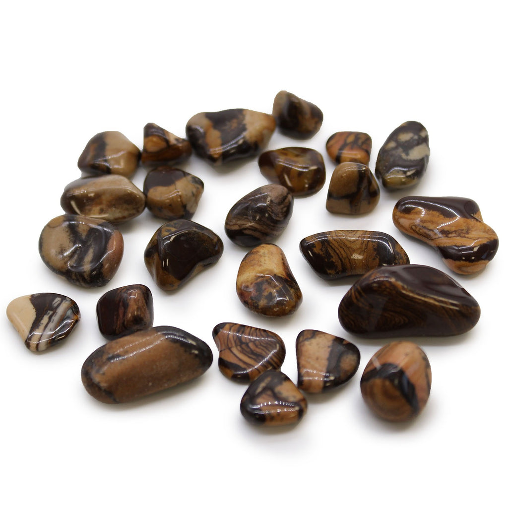Small African Tumble Stones (24x) - Picture Nguni Ancient Wisdom Ancient Wisdom