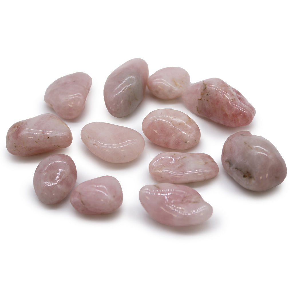 Medium African Tumble Stones (12x) - Rose Quartz Ancient Wisdom Ancient Wisdom