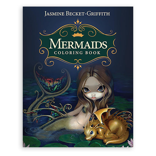 Mermaids Coloring Book Blue Angel Blue Angel