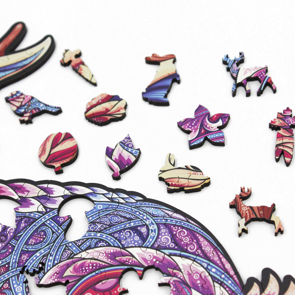 Jackalope Wooden Puzzle M size (150 pieces) Fantasy Puzzles Fantasy Puzzles