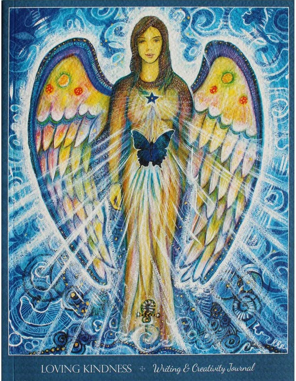 Loving Kindness writing and creativity journal Blue Angel Blue Angel