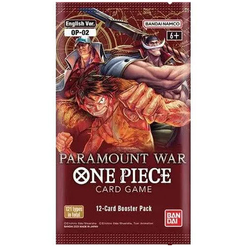One Piece (OP 02) Paramount War Booster Pack (12 Cards) ONE PIECE