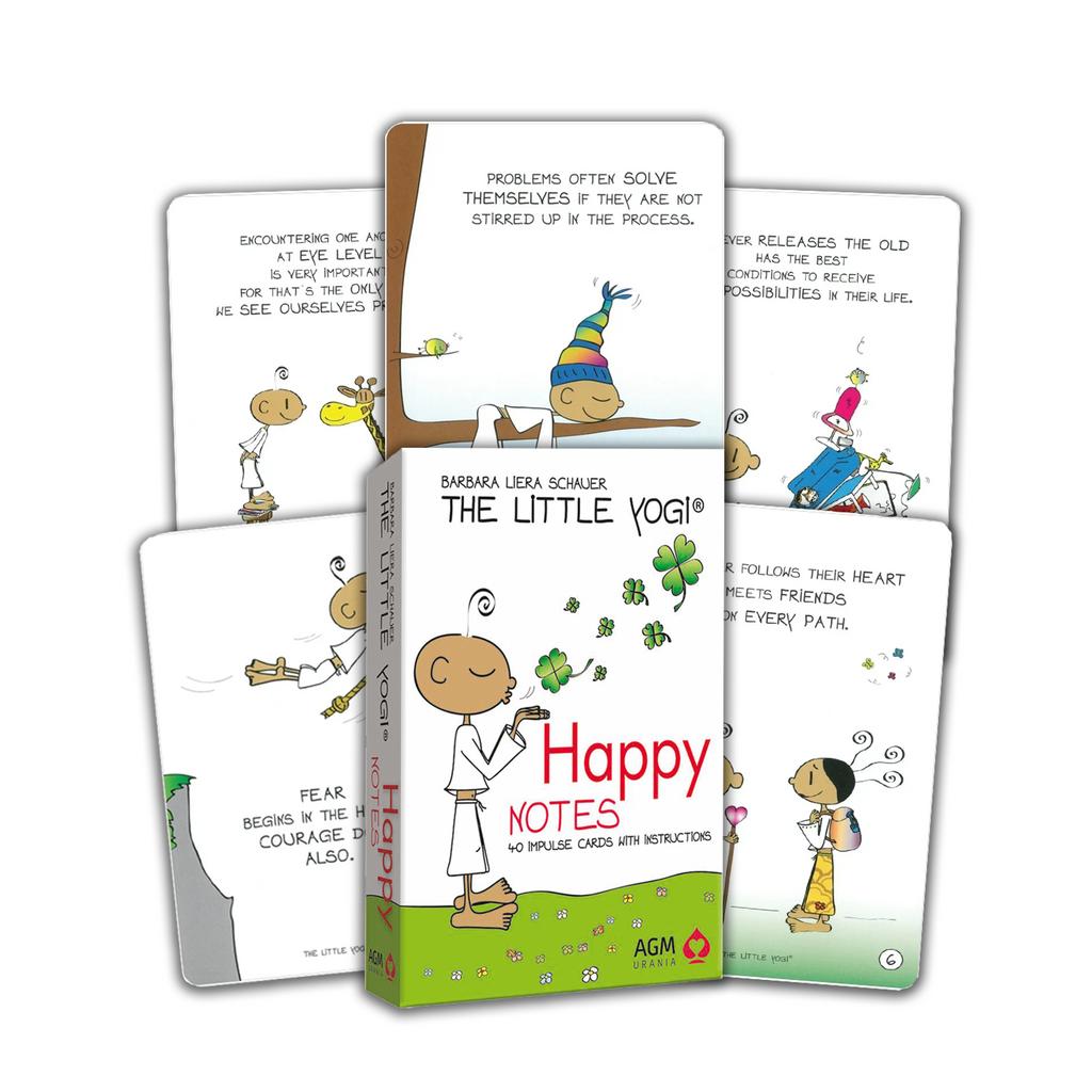 The Little Yogi Happy Notes Inspirational Cards AGM AGM