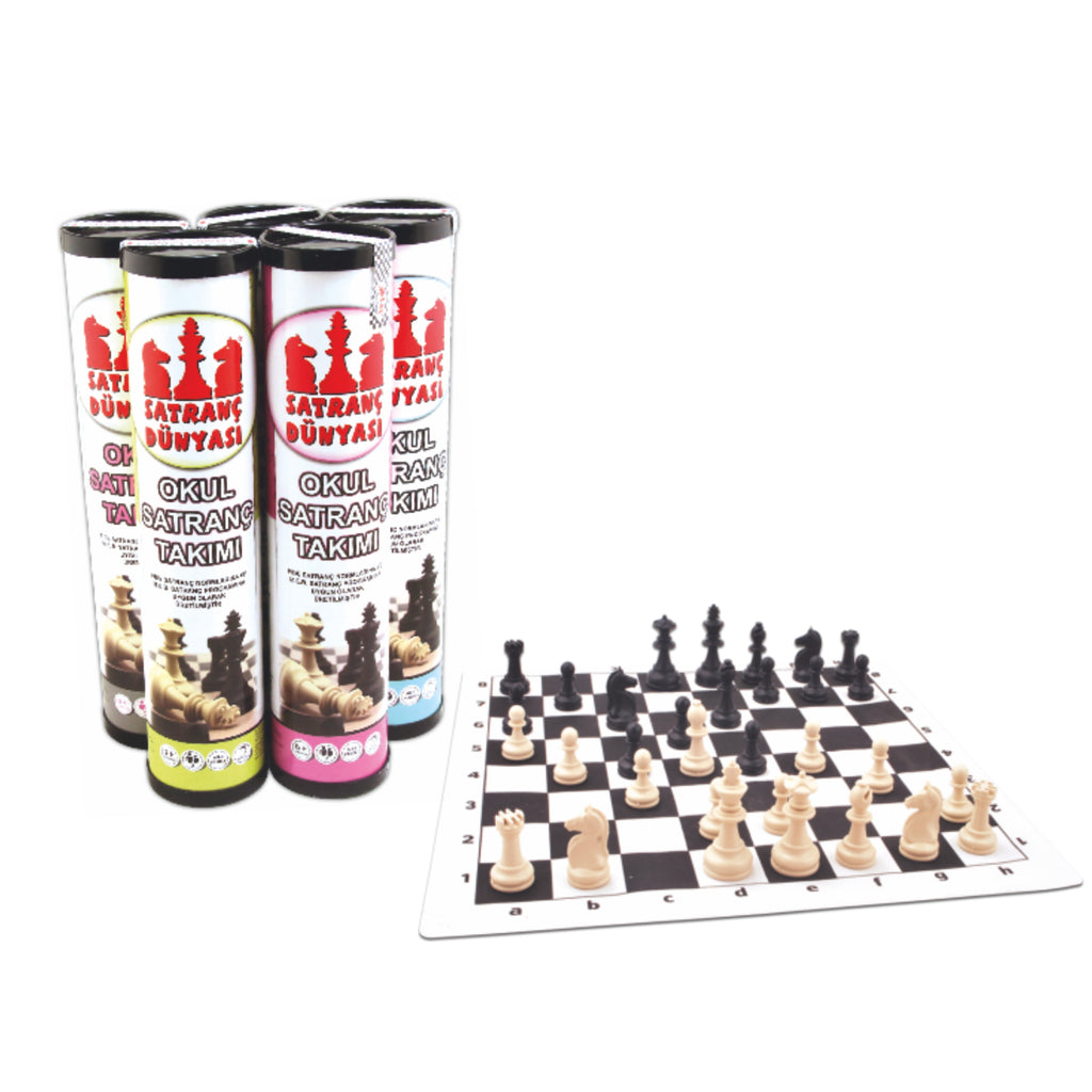 Chess World Roll Cylinder Chess Set / Big Size Star Star