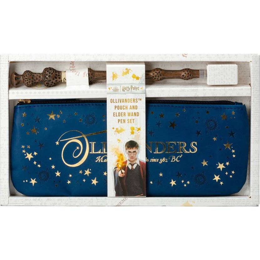 Harry Potter: Ollivanders Pouch And Elder Wand Pen Set Insight Editions Insight Editions