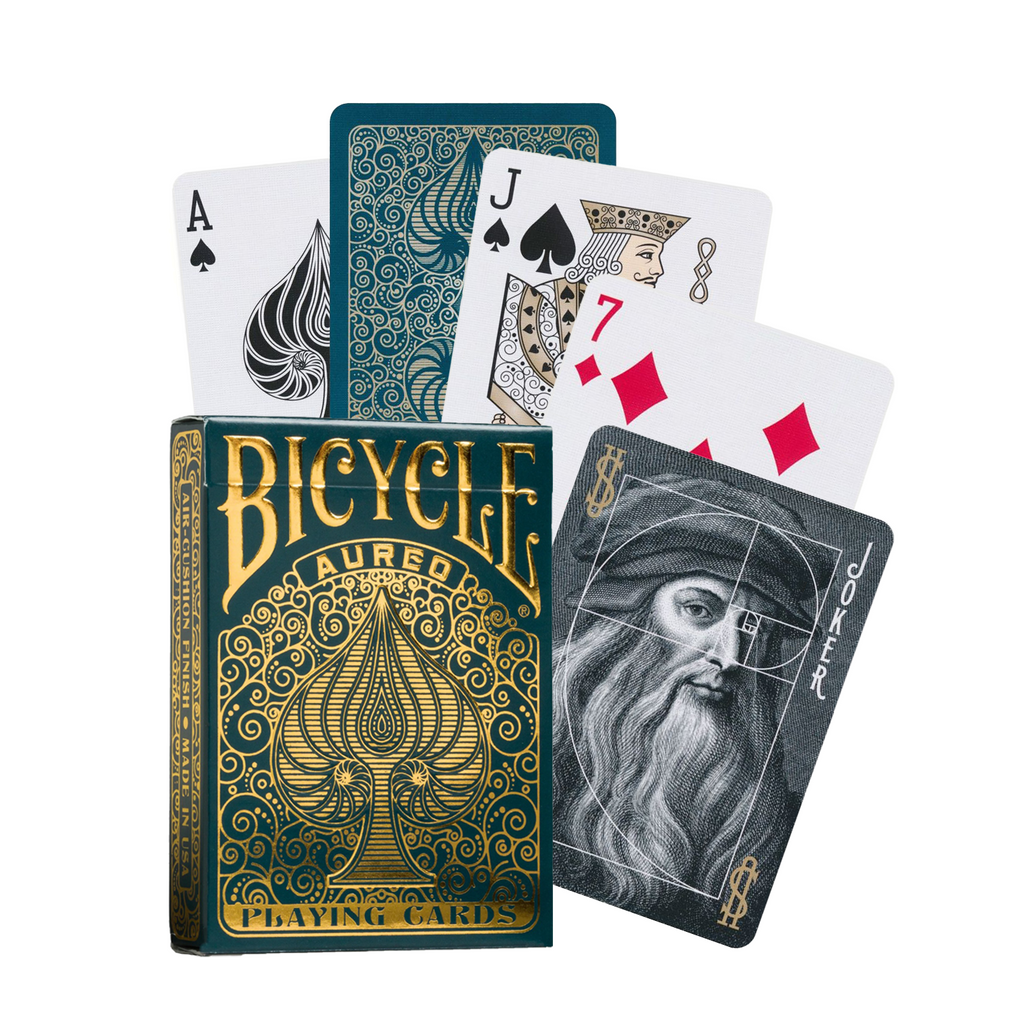 Bicycle Aureo green Playing Cards Bicycle