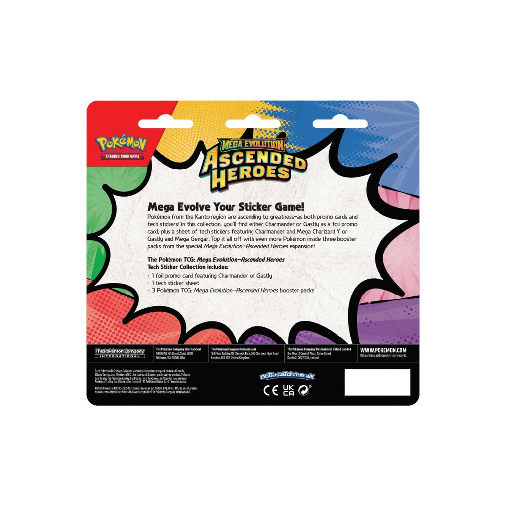 Pokemon Mega Evolution: Ascended Heroes Tech Sticker Collection