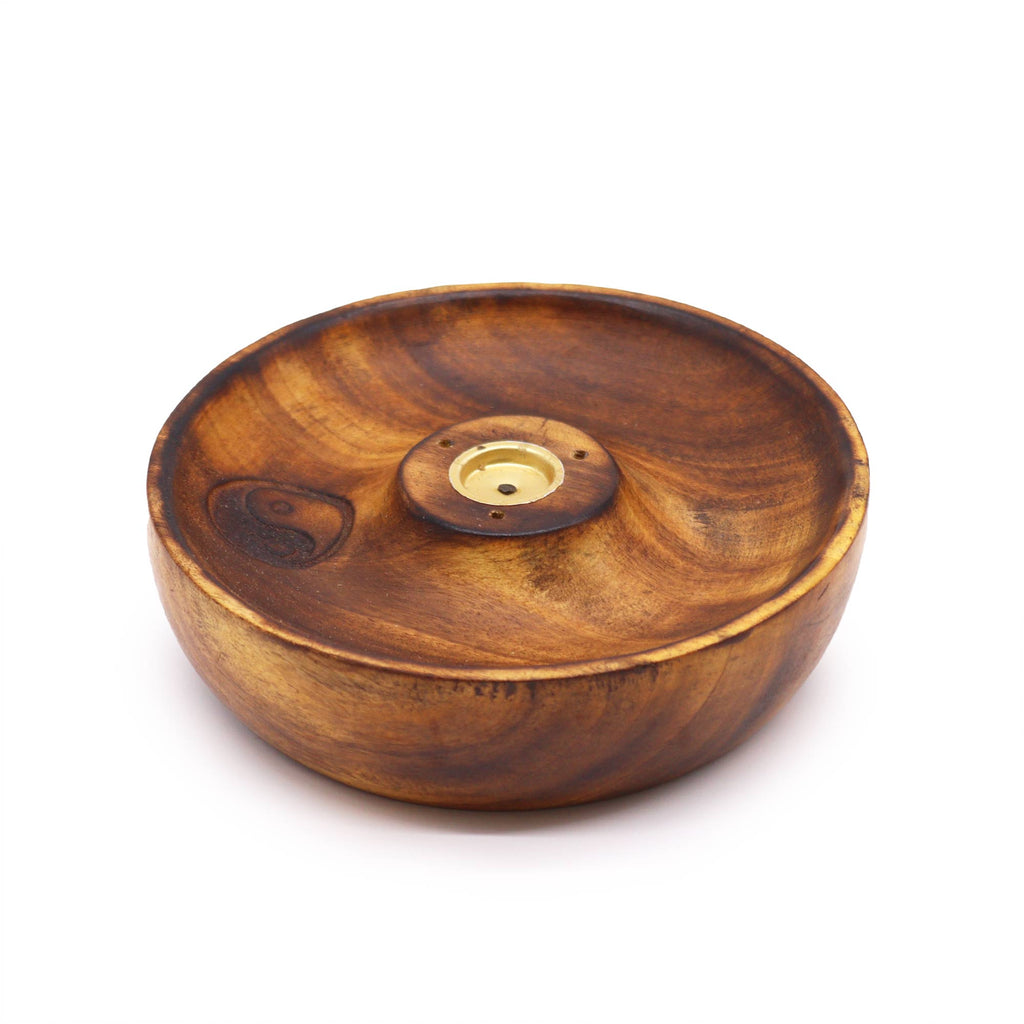 Incense Stick & Cone Burner Disc - Ying & Yang Ancient Wisdom Ancient Wisdom