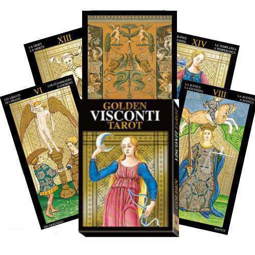 Golden Visconti Grand Trumps Tarot Cards Lo Scarabeo Lo Scarabeo