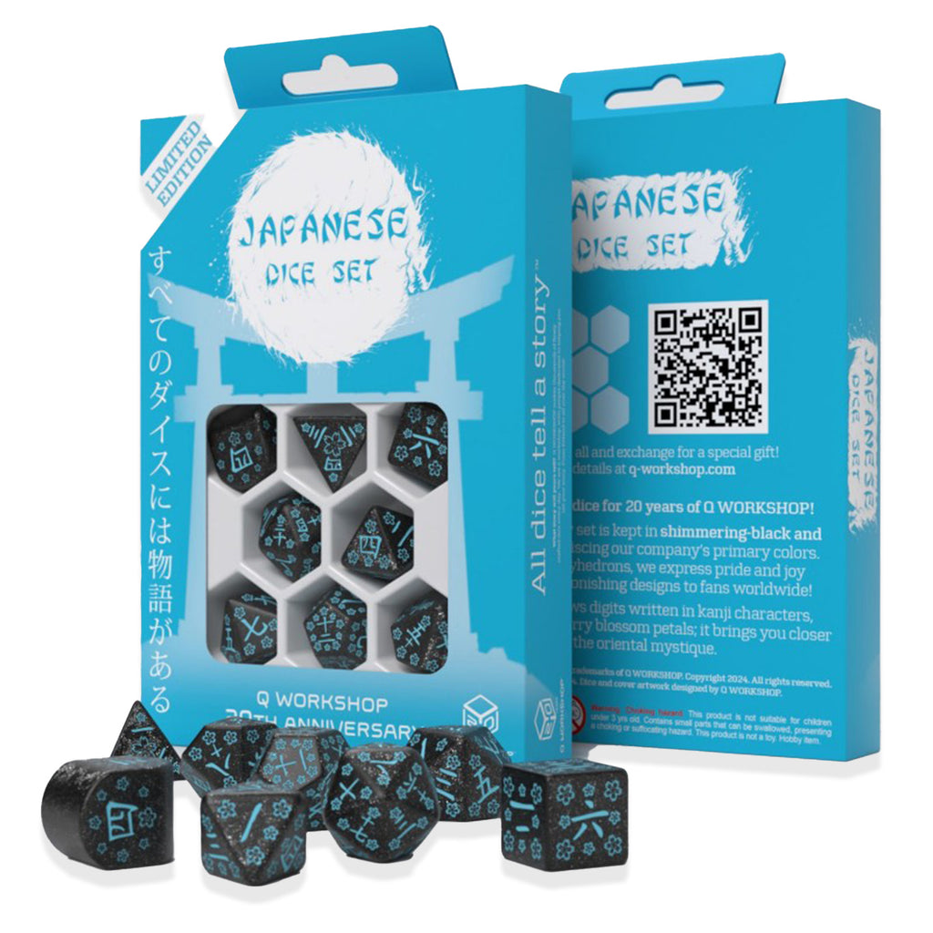 Q WORKSHOP 20 years: Japanese Dice Set Q-Workshop