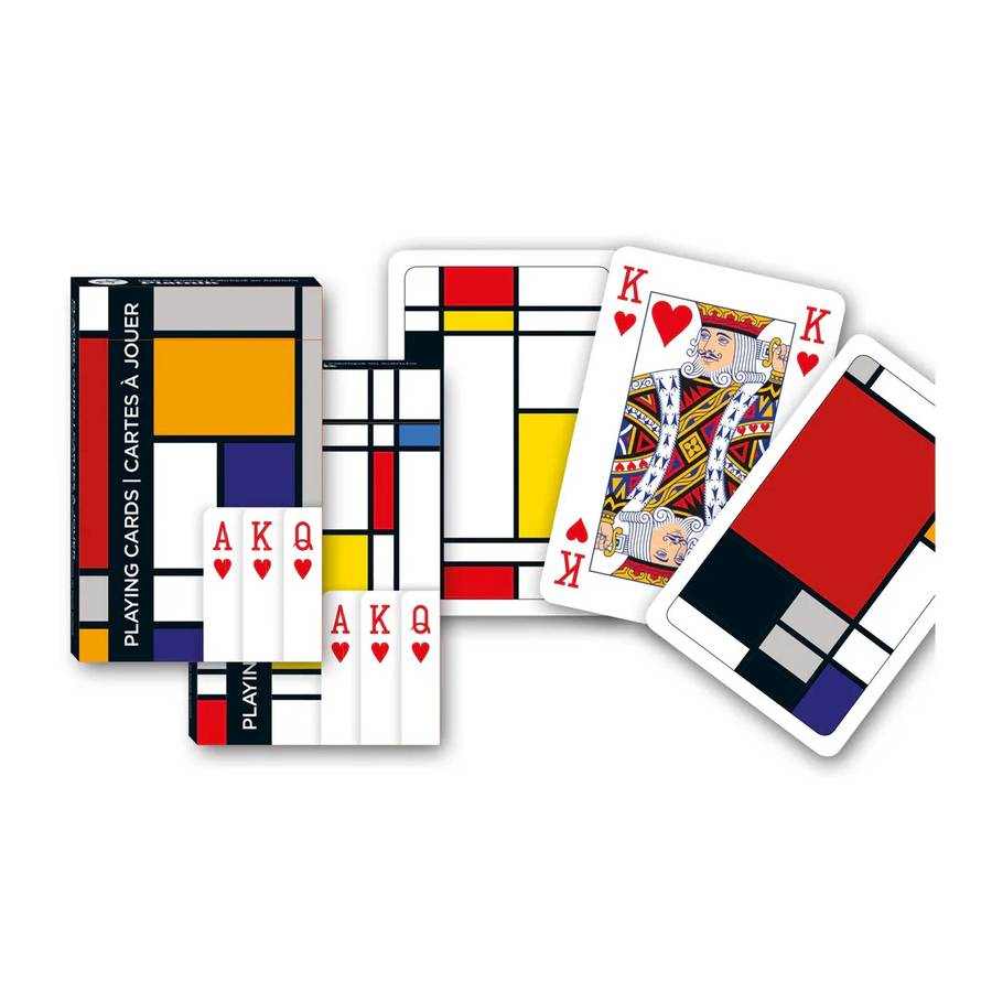 Piatnik Squares Bridge Poker Card Decks 2 pcs. (red and blue) Piatnik