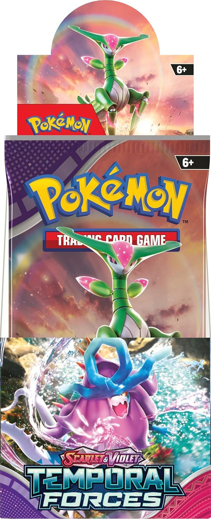 pokemon scarlet & violet temporal forces booster box Pokémon Temporal Forces Booster Box main image 0