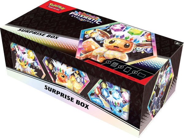 Pokemon Scarlet &amp; Violet Prismatic Evolutions Surprise Box – CardsHouse