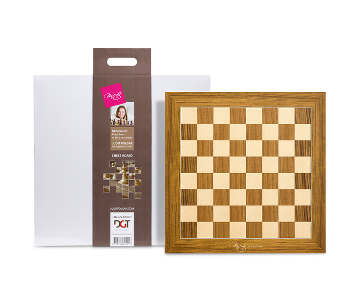 Judit Polgar Deluxe Wooden Chess Board DGT DGT