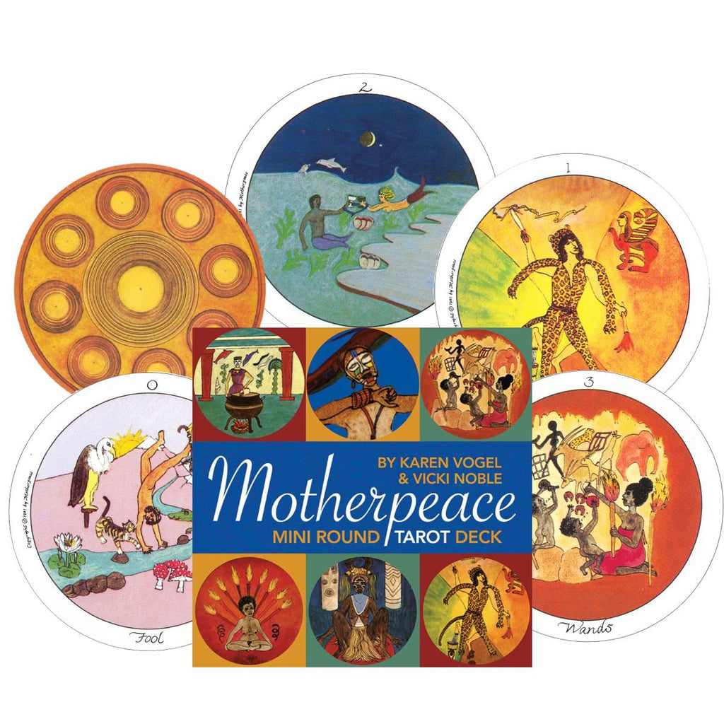 Mini Motherpeace Round Tarot Deck US Games Systems US Games Systems