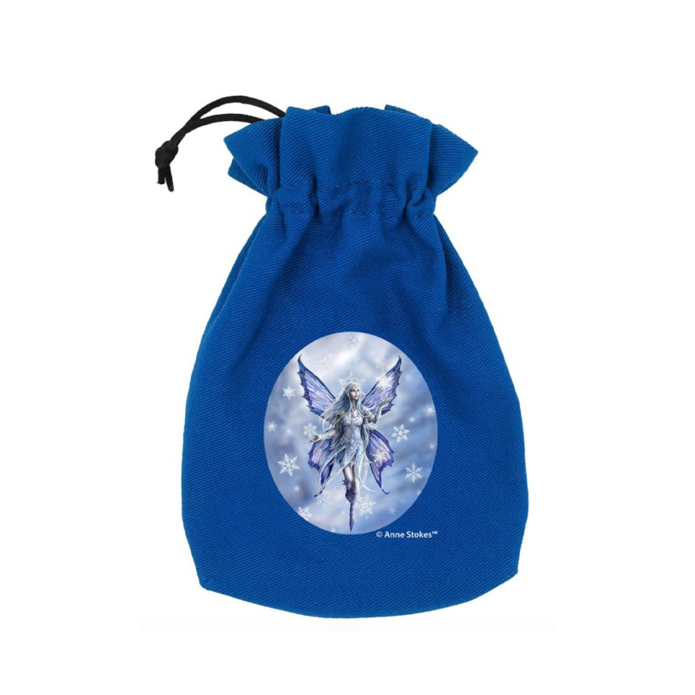 Anne Stokes Dice Pouch: Snow Fairyl Q-Workshop Q-Workshop