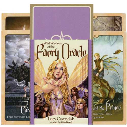 Wild Wisdom of the Faery Oracle cards Blue Angel Blue Angel