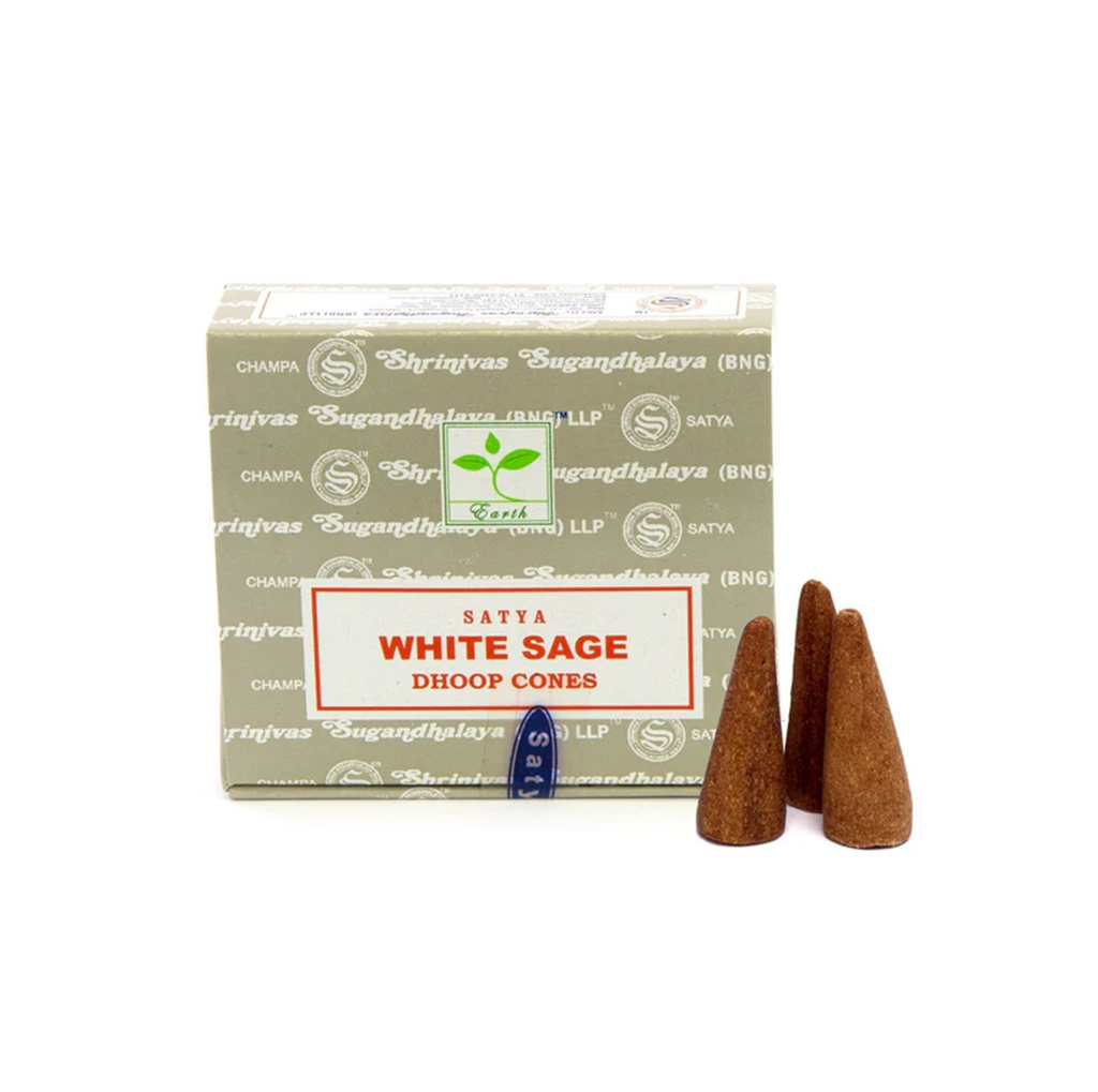 White Sage Dhoop Cones Satya Satya