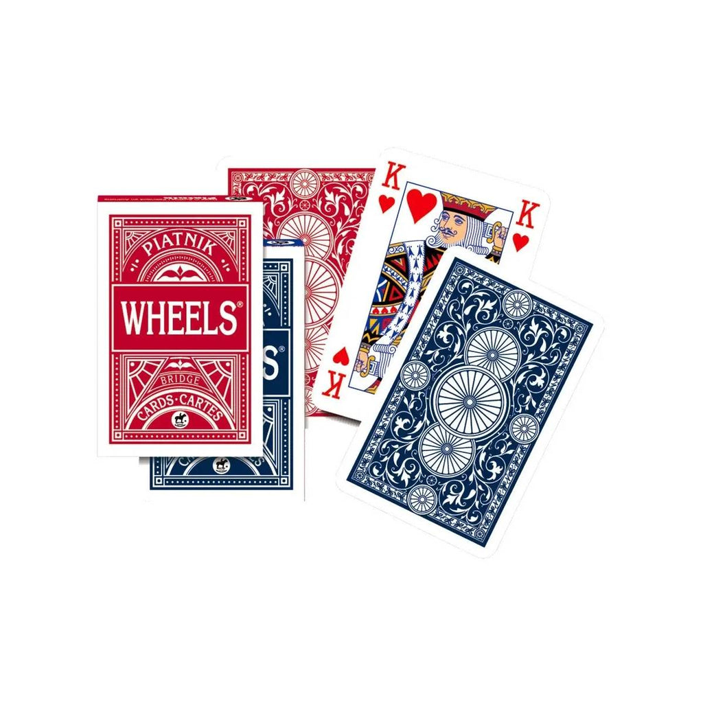 Piatnik Wheels Bridge Card Decks 2 pcs. (red and blue) Piatnik