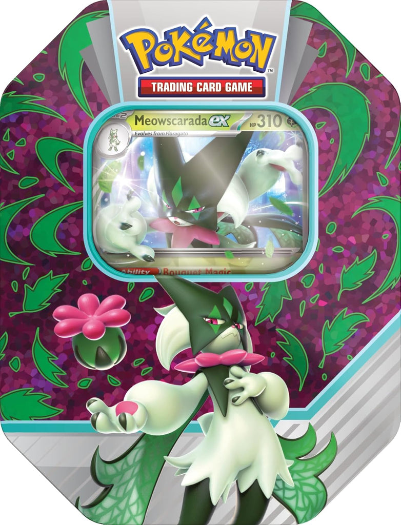 Pokemon Scarlet & Violet: Paldea Partners Tin - Meowscarada ex Pokémon