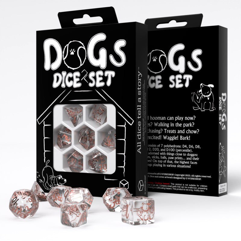 DOGS Dice Set Bubbles Q-Workshop