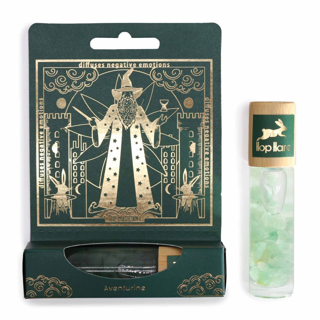 Tarot Roll-On The Magician – Aventurine with Peppermint & Lime Essential Oils Hop Hare Hop Hare
