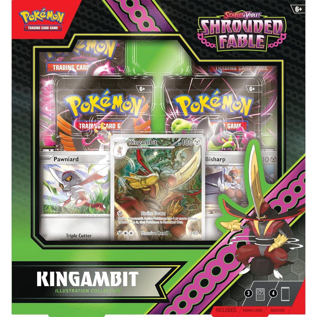 Pokémon Scarlet & Violet Shrouded Fable Kingambit Illustration Collection Pokémon