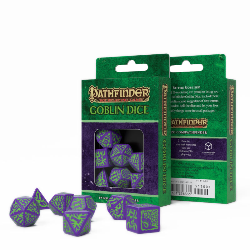 Pathfinder Goblin RPG Dice Set Q-Workshop
