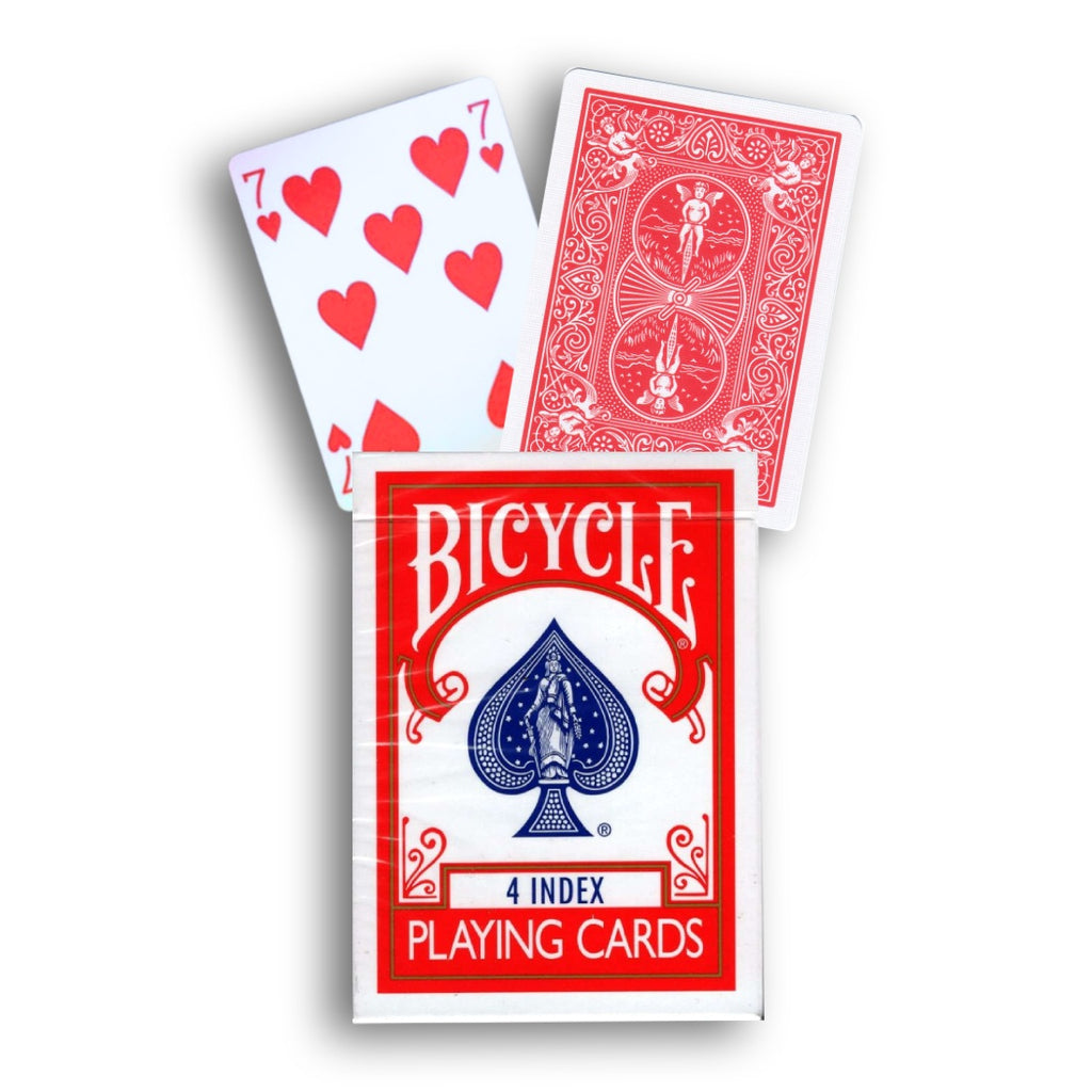 Bicycle 4 Index Playing Cards Deck (Red) Bicycle